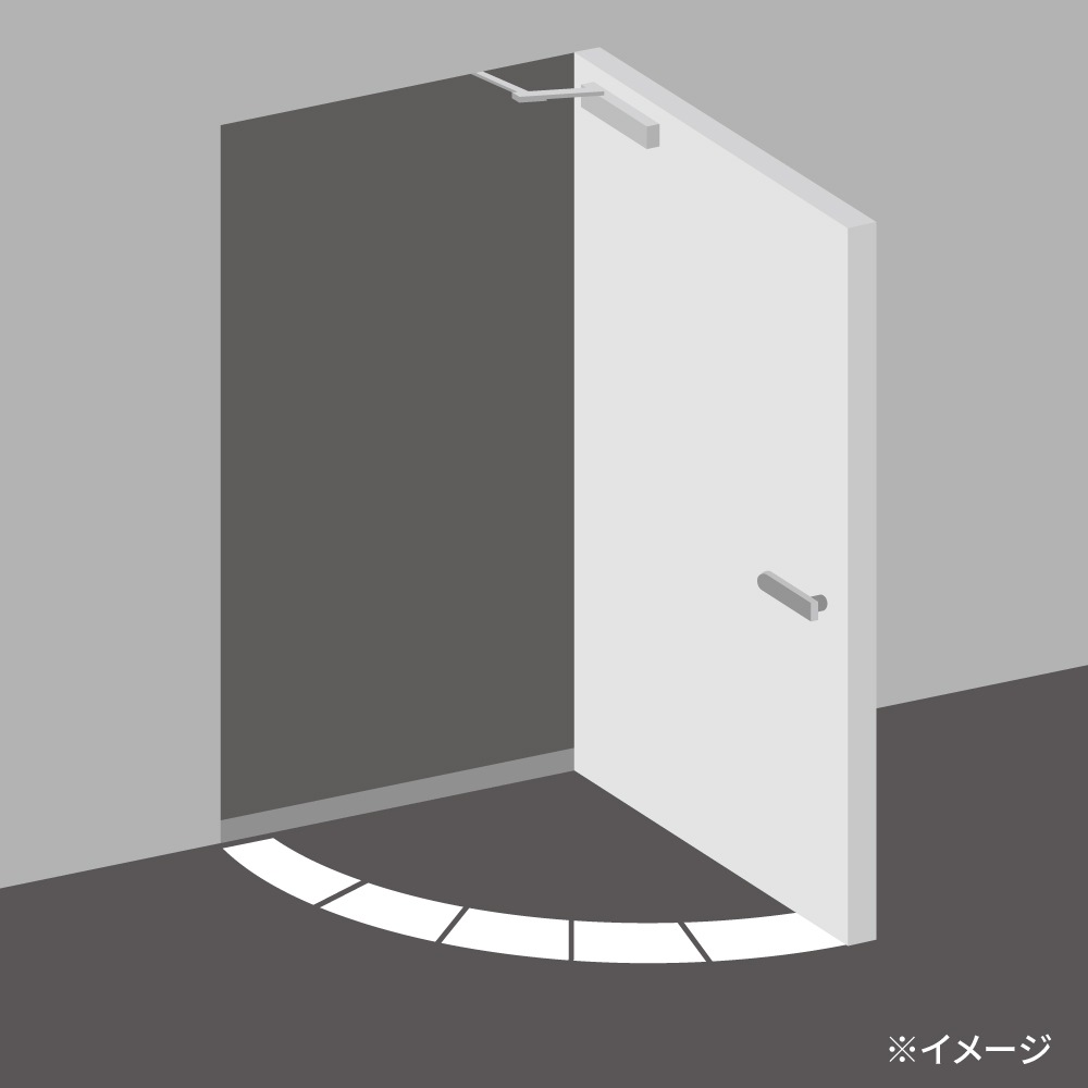 フロアシール ドア開閉表示用 白