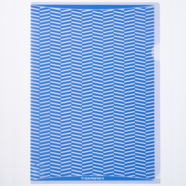 抗菌トリック！クリアフォルダ A4 ライトブルー