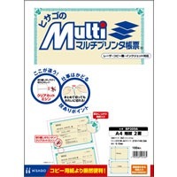 マルチプリンタ帳票 A4 地紋 2面