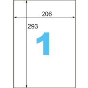 撥水（はっすい）紙ラベル A4 ノーカット
