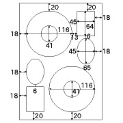 DVD・CD-Rラベル/光沢紙