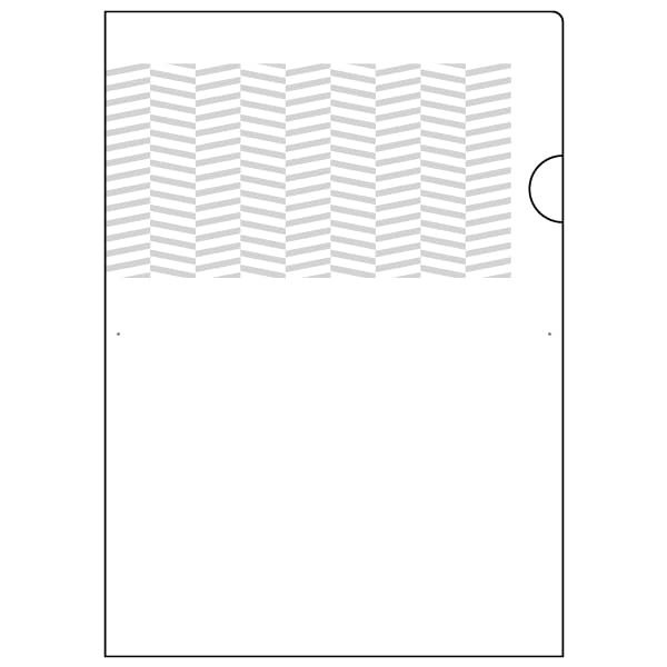 紙製トリック！クリアフォルダ A4 パターン小
