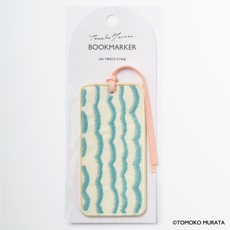 ムラタトモコ 刺繍しおり Ripple（リップル）