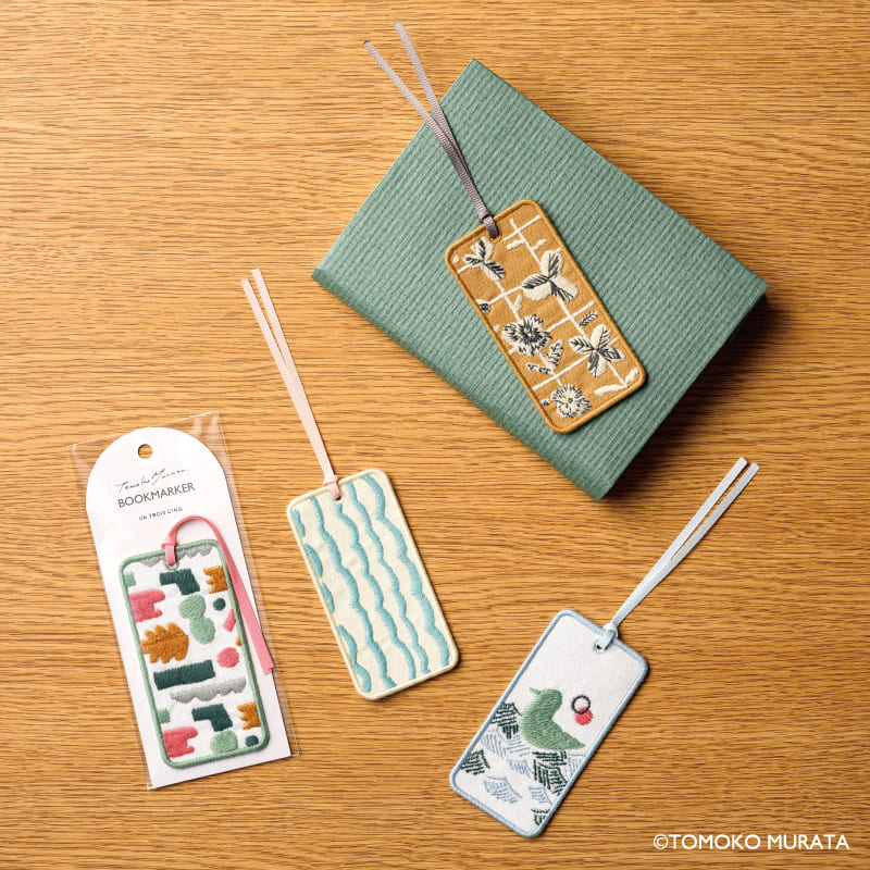 ムラタトモコ 刺繍しおり Sprout（スプラウト）