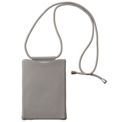 モチハコビ リサイクルシリーズ スマホショルダーポーチ グレー