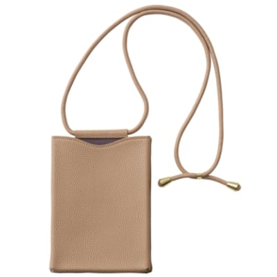 モチハコビ リサイクルシリーズ スマホショルダーポーチ ベージュ