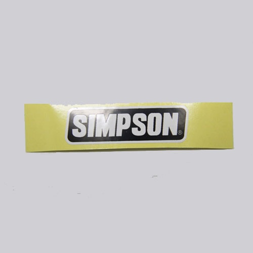 Simpson シンプソンヘルメット ステッカー s シールドステッカー m30用 ブラック ヘルメット Simpson ステッカー バイク ウエア アメカジhistory Simpson シンプソンヘルメット ステッカー s シールドステッカー m30用 ブラック ヘルメット Simpson ステッカー バイク ウエア アメカジhistory