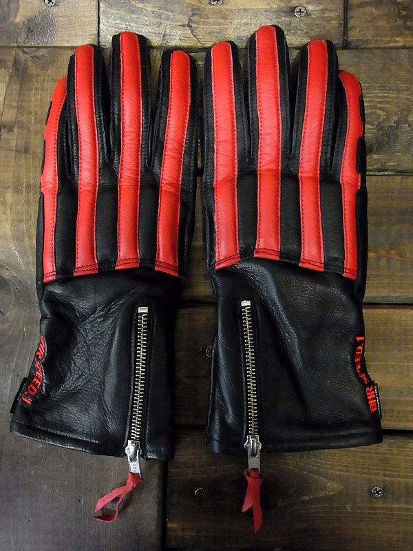 カドヤ(KADOYA) BHR-SPEED.1 BHRスピード1 レザーグローブ ブラック