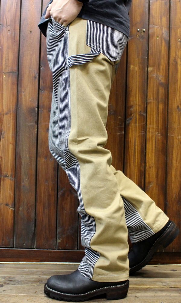 一部予約 児島ジーンズ ヒッコリーペインターパンツ RNB-1367 KOJIMA