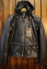 KADOYA(カドヤ)　K'S LEATHER  EURO CAPP　ユーロカップ　フード着脱式　ブラック|レザージャケット|バイクウェア・用品