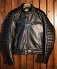 KADOYA(カドヤ)　K'S LEATHER　SR-ORIGIN　SRオリジン　シングルライダース　ブラック