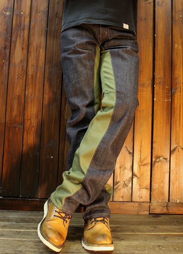 KOJIMA GENES 児島ジーンズ モンキーコンボパンツ RNB-1059 カーキ