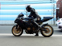 カドヤ（KADOYA）　History別注　CHAPS-H　 レザー　革　チャップス　ストレートシルエット　シルバーZIP仕様|パンツ・チャップス|バイクウェア・用品