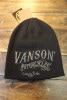 VANSON バンソン NVCP-2107 コットンワッチキャップ 　ブラック/チャコール