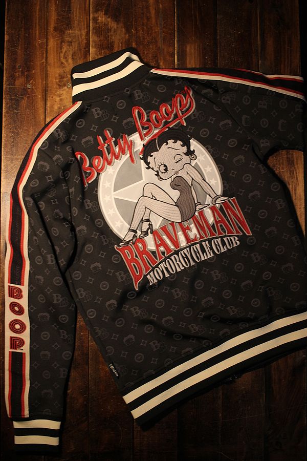 The BRAVE-MAN×BETTY BOOP BBB-2204 ベティ ジャージ モノグラム