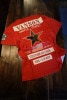 VANSON　バンソン　NVST-2221 天竺半袖Ｔシャツ　ワンスタースター刺繍Ｔシャツ　レッド|Ｔシャツ|VANSON