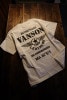 VANSON　バンソン　NVST-2319 6.5oz天竺半袖Tee　ウイングスター　ミリタリー　オフホワイト