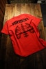VANSON　バンソン　NVST-2318 6.5oz天竺半袖Tee　ボーン　レッド