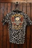 VANSON　バンソン　NVST-2305　天竺半袖Tee  刺繍スカルＴシャツ　レオパード