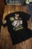VANSON×Tom and Jerry　トムとジェリーコラボ　　TJV-2325　天竺半袖Tee　ブラック