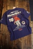 エフ商会　WEDSSPORTS×TEDMANテッドマン×カミナリコラボ　WSBT-06 抜染プリントTシャツ　ブルー