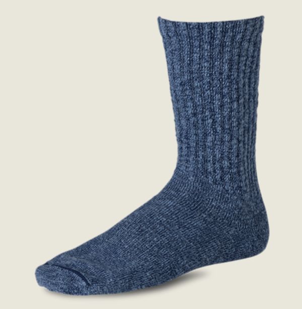 RED WING åɥ󥰡97370OVER-DYED TONAL COTTON RAGG CREW / BLUE Сɥȡʥ åȥ饰롼 / ֥롼֡ĥå