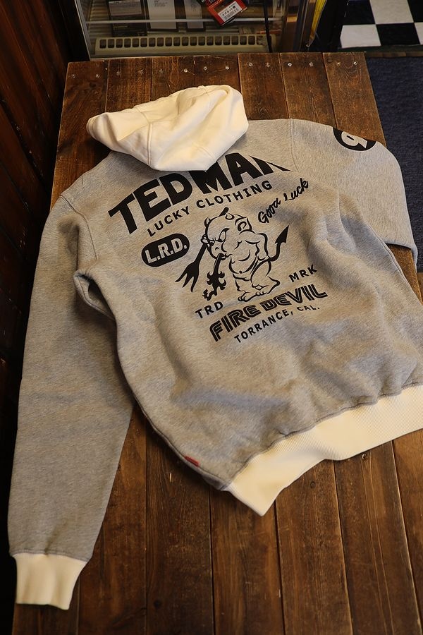 エフ商会 TEDMAN(テッドマン) TDSP-159 スウェットパーカー アッシュ 