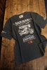 エフ商会　カミナリ　KMT-236 スーパーレーサー　Tシャツ　CB750F　CB900F　ネイビー