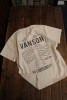 VANSON　バンソン　NVST-2416　NADE IN U.S.Aヘヴィーオンス天竺Tee　Tシャツ　ナチュラル