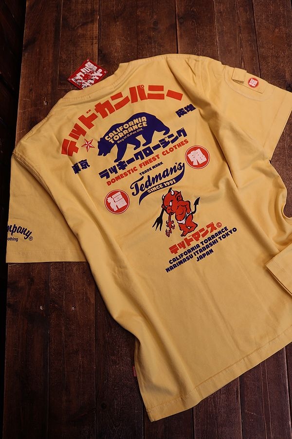 エフ商会 TEDMAN テッドマン TDSS-567 CALIFORNIA コットンTシャツ