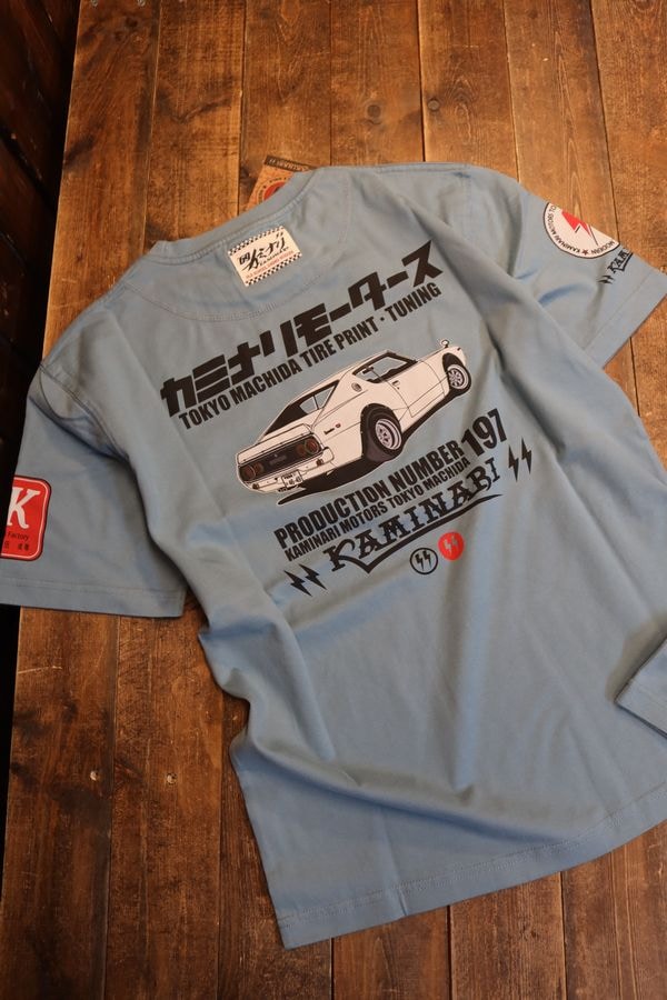 エフ商会 カミナリ KMT-243 ケンメリGTR Tシャツ 日産 プリンス 