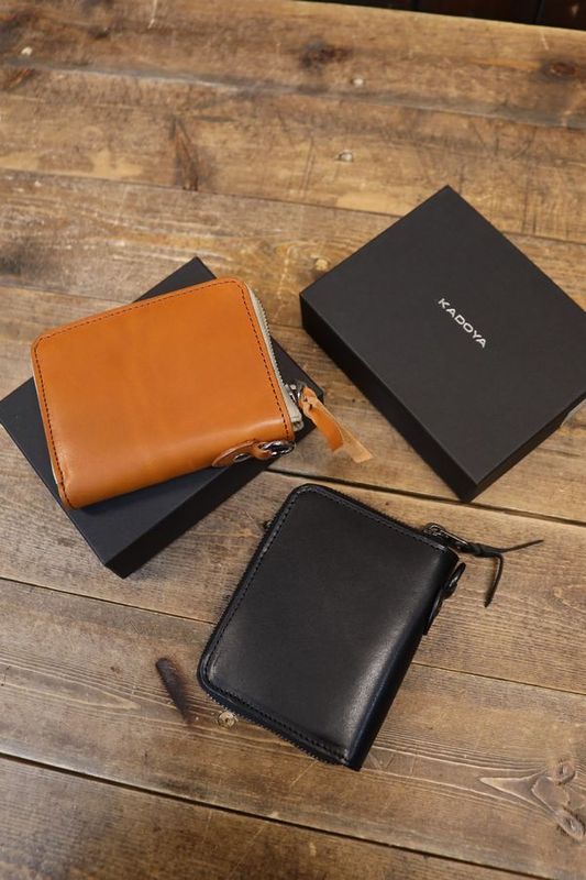 KADOYA �����ɥ䡡SADDLE ZIP WALLET�����ɥ른�åץ�����åȡ��쥶��������åȡ����ۡ�