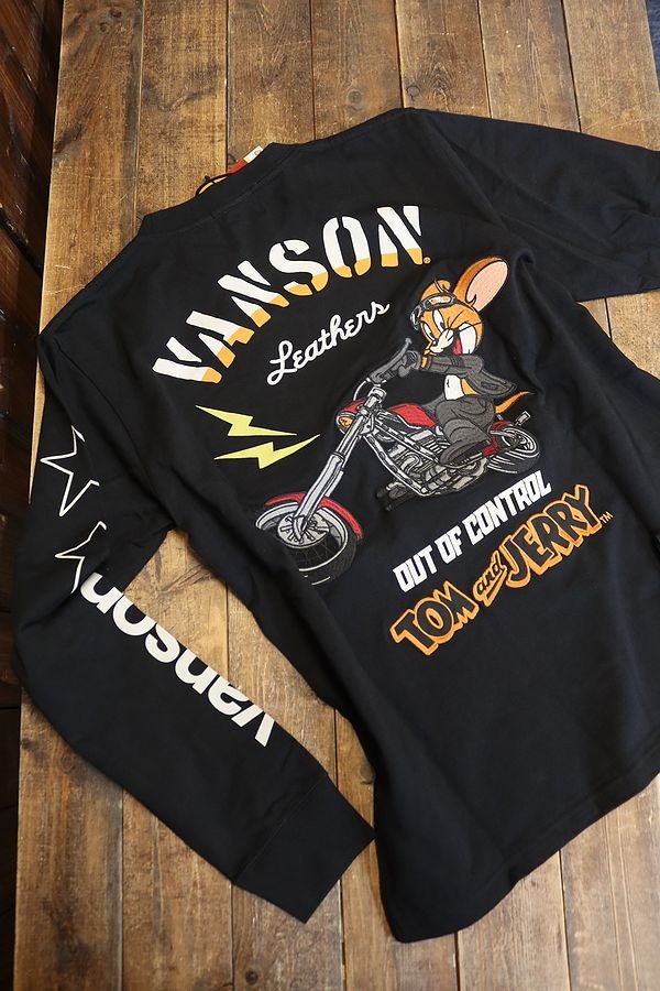 Amazon | [バンソン] トムとジェリー コラボ 刺繍 半袖 Tシャツ TJV-2317 XXL O/WHITE(オフホワイト) | Tシャツ・カットソー  通販 vanson Tシャツ VANSON バンソン 半袖 トムとジェリー コラボ TOM & JERRY メンズ キャラクター TJV-2518  刺繍 [バンソン] トムとジェリー ... VANSON トムジェリ トムとジェリー Tシャツ XXL