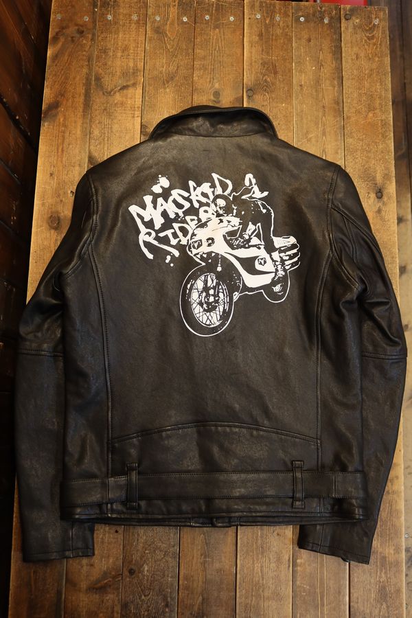 KADOYA ライダースジャケット カドヤ(KADOYA) MASKED-R ONE JKT 仮面ライダー1号 レザージャケット