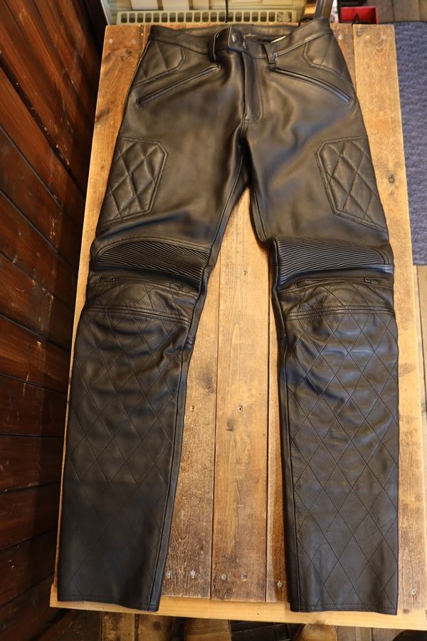 KADOYA（カドヤ） K'S LEATHER BRAWLER PANTS-STEALTH ブローラー