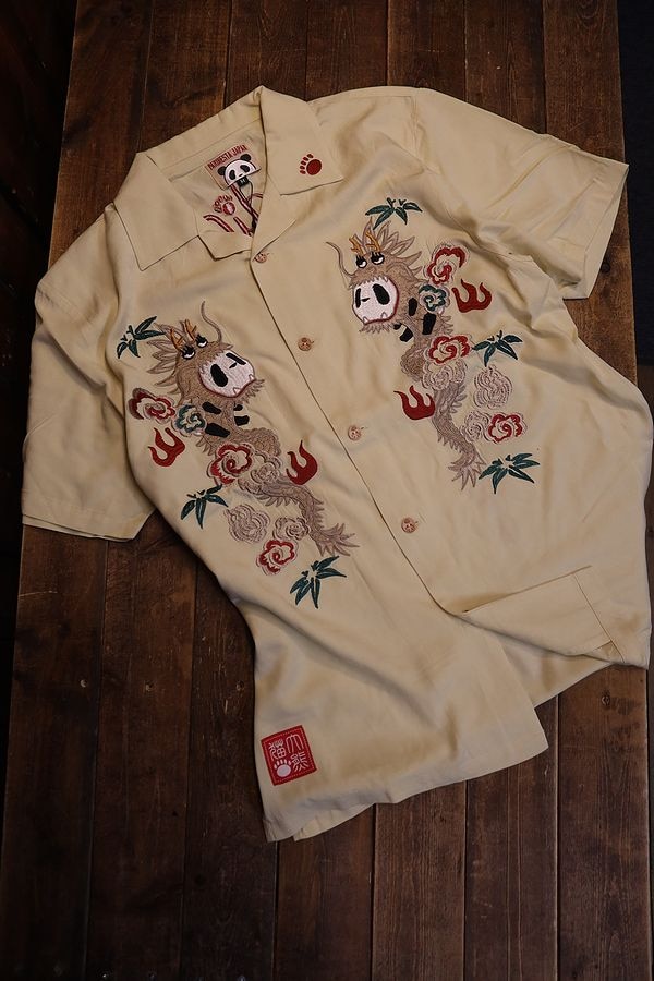PANDIESTA JAPAN パンディエスタ 585202 パンドラゴン総刺繍シャツ