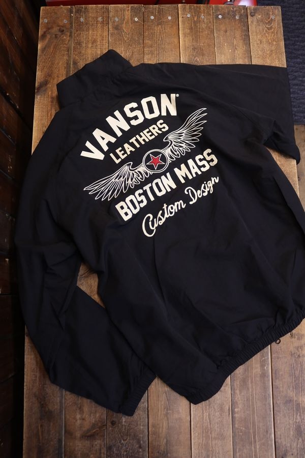 VANSONバンソン NVSZ-2510 ナイロンジャケット ウイングスター