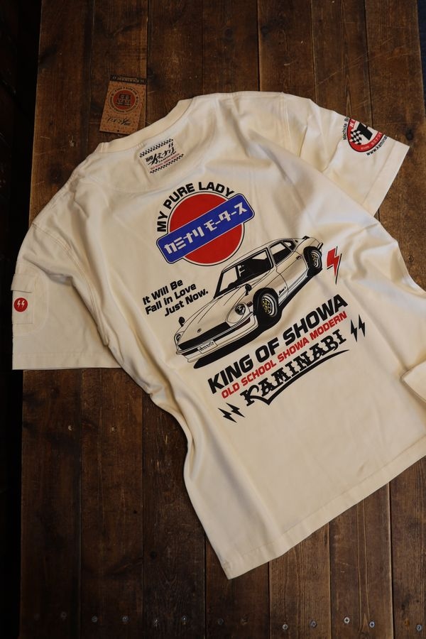 エフ商会 カミナリ KMT-258 MY PURE LADY Tシャツ オフホワイト