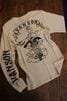 VANSON×Tom and Jerry　　トムとジェリー　TJV-2525 サーマルロンTee　バイク　アイボリー
