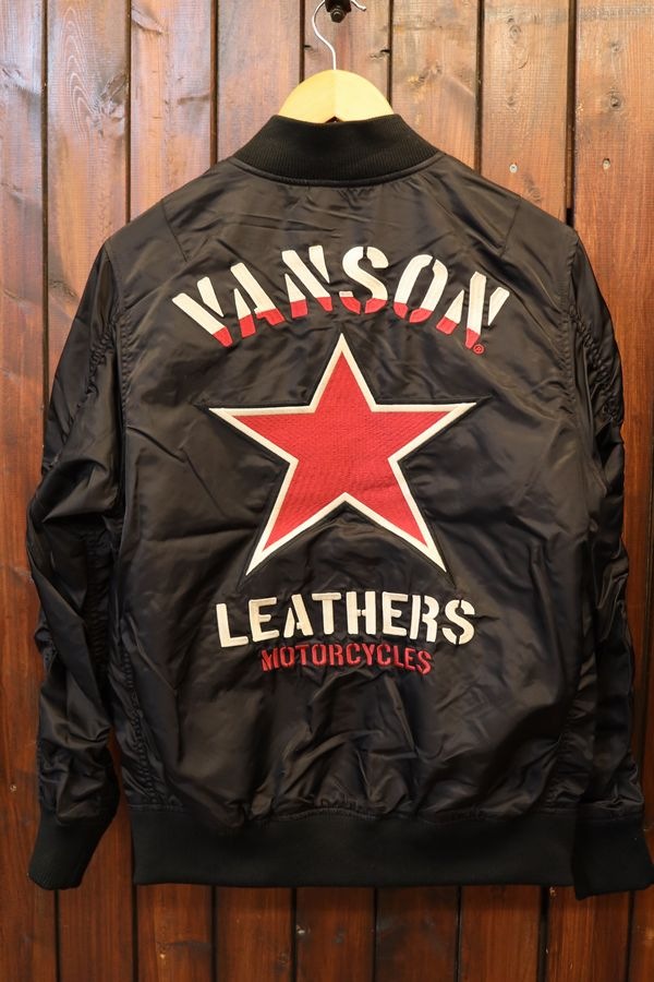 VANSONバンソン NVJK-2506 MA-1 ワンスター フライトジャケット