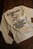 Vintage　PEANUTS　PESZ-2501　クルーネック ブルオーバー　SNOOPY　スヌーピー　ナチュラル　MADE IN CALIFORNIA　U.S.A