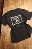 KADOYA（カドヤ）　K'S LEATHER&K'S PRODUCT　XC WARP DRIVE-ST　90周年記念Tシャツ　ブラック