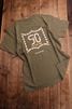 KADOYA（カドヤ）　K'S LEATHER&K'S PRODUCT　XC WARP DRIVE-ST　90周年記念Tシャツ　オリーブ