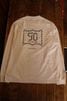 KADOYA（カドヤ）　K'S LEATHER&K'S PRODUCT　XC WARP DRIVE-LT　90周年記念長袖Tシャツ　グレー
