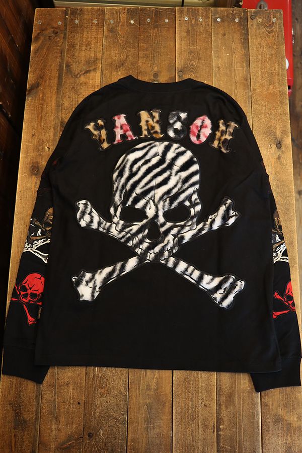 VANSON バンソン（プレミアムライン） NVLT-2517 天竺ロンTee 長袖T
