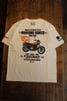 エフ商会　カミナリ　KMT-261 最強格　Tシャツ　ブラック　750RS　Z2　火の玉カラー　オフホワイト