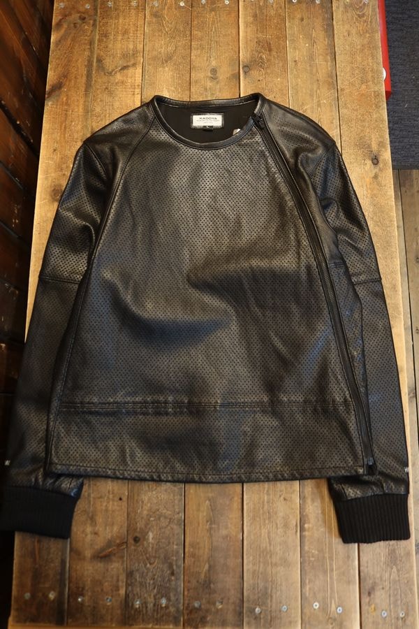 カドヤ(KADOYA) K'S LEATHER&K'S PRODUCT PL-PULLOVER HABD パンチング