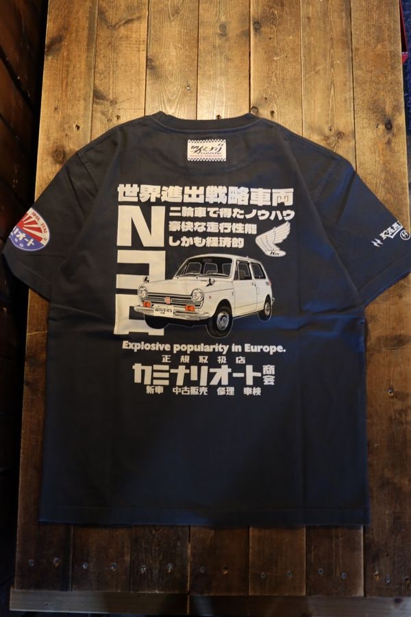 エフ商会 カミナリ KMT-272 Nコロ コットンTシャツ ホンダ N360 昭和