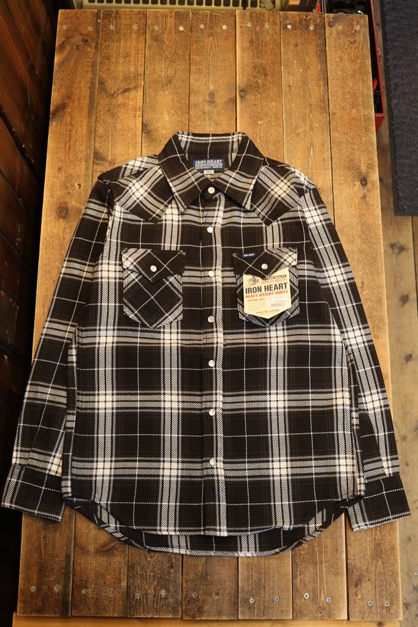 アイアンハート ウエスタンシャツ S 極美品 IRON HEART IRON HEART アイアンハート IHSH-439 春ネルウエスタンシャツ