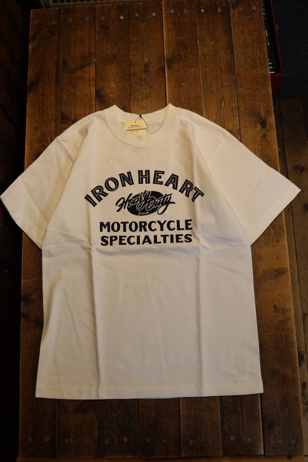IRON HEART アイアンハート IHT-2602 7.5ozヘビーボディプリントT